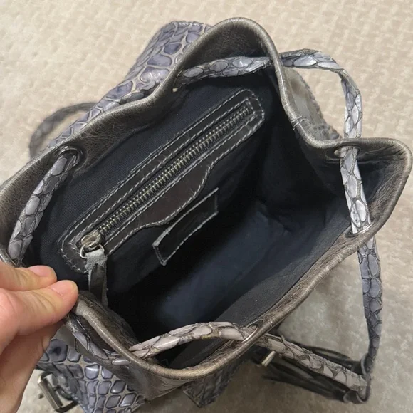 Freebird by Steven Brett Charcoal Backpack with Tassel Details - Picture 6 of 9